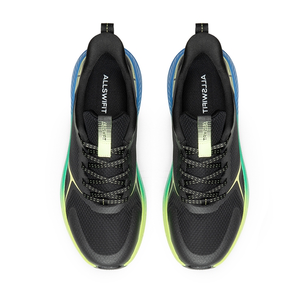 [ALLSWIFIT 1.0] Men's Comfortable Athleisure Sneakers - BLACK/LEMON GREEN - 2